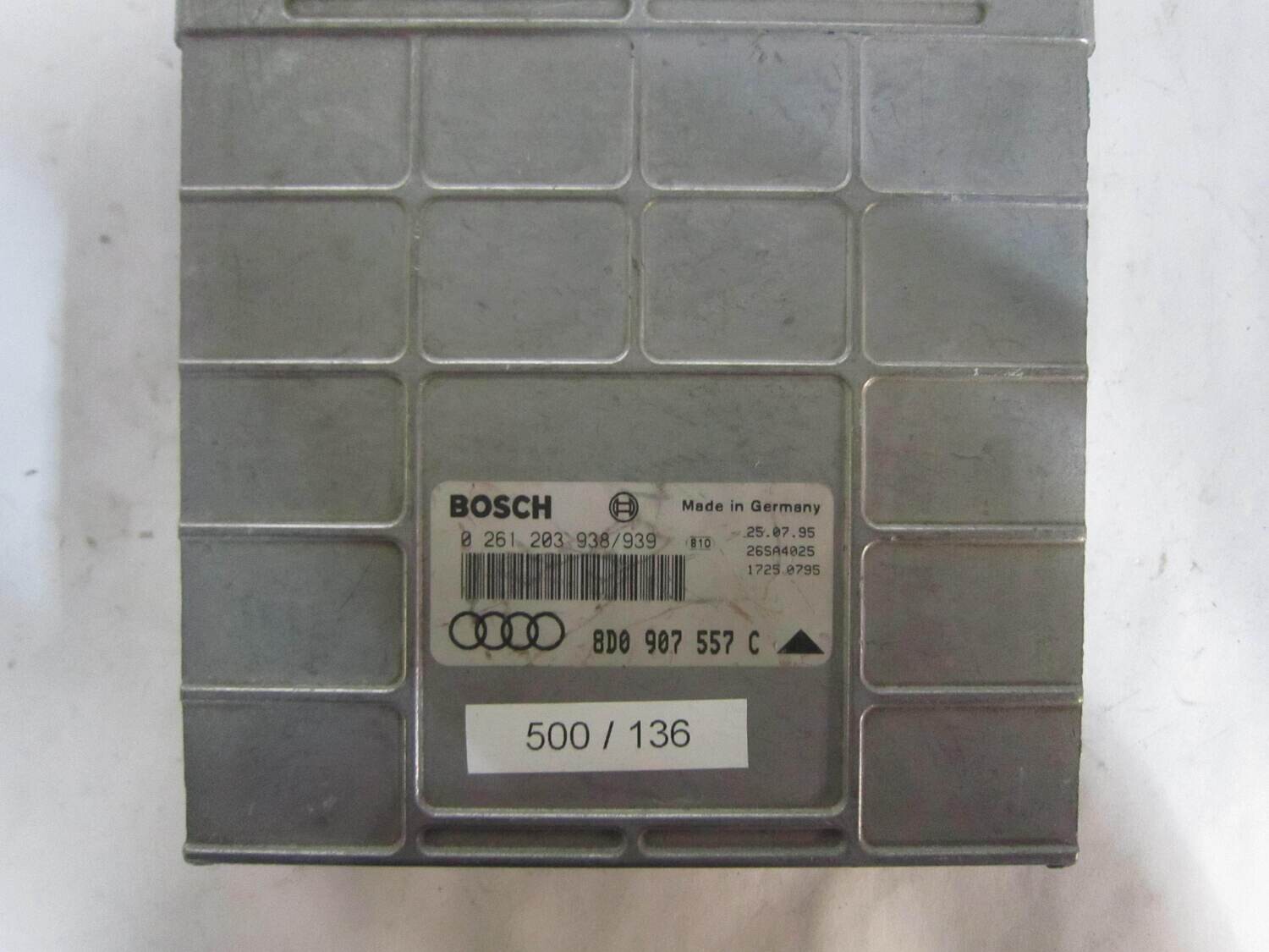500-136 Centralina Motore Bosch 0261203938939 0 261 203 938/939 8D0 907 557 C 8D0907557C 26SA4025  1725 0795 17250795   VOLKSWAGEN AUDI A 4