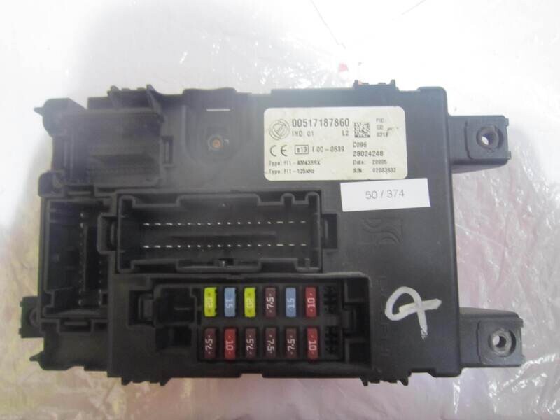 50-374 Body Computer Delphi 00517187860   28024248 AM433RX   ALFA ROMEO / FIAT / LANCIA Benzina PUNTO