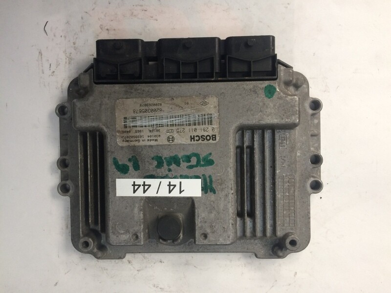 14-44 Centralina Motore Bosch 0281011275 0 281 011 275 8200305678 8200305678 1039S02073  8200269879 8200269879   RENAULT  MEGANE SCENIC 1.9 DCI