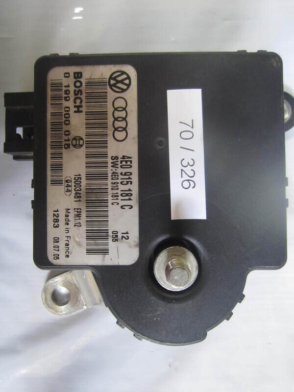 70-326 Modulo di Controllo Bosch 0 199 000 015 0199000015 4E0 915 181 C 4E0915181C SW 4E0910181C EPM1.12 AUDI VARIE