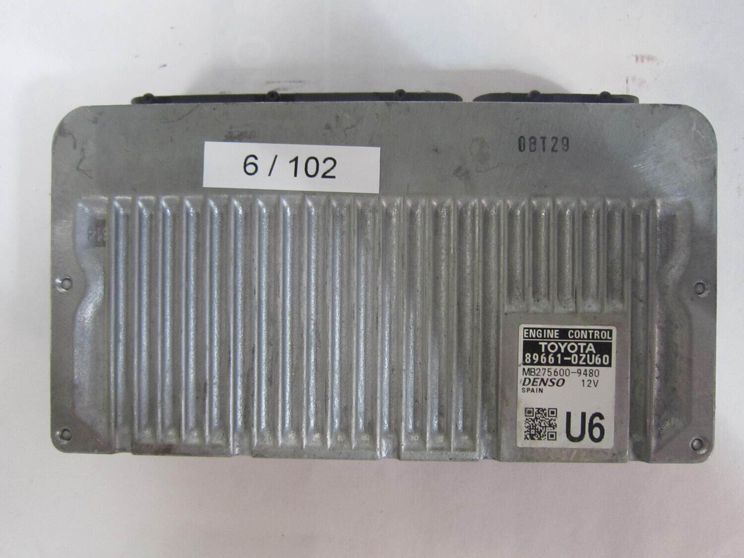 6-62 Centralina Motore Denso 896610ZU60 89661-0ZU60 MB275600-9480 MB2756009480       TOYOTA  AURIS PRIUS 1.8 HYBRID