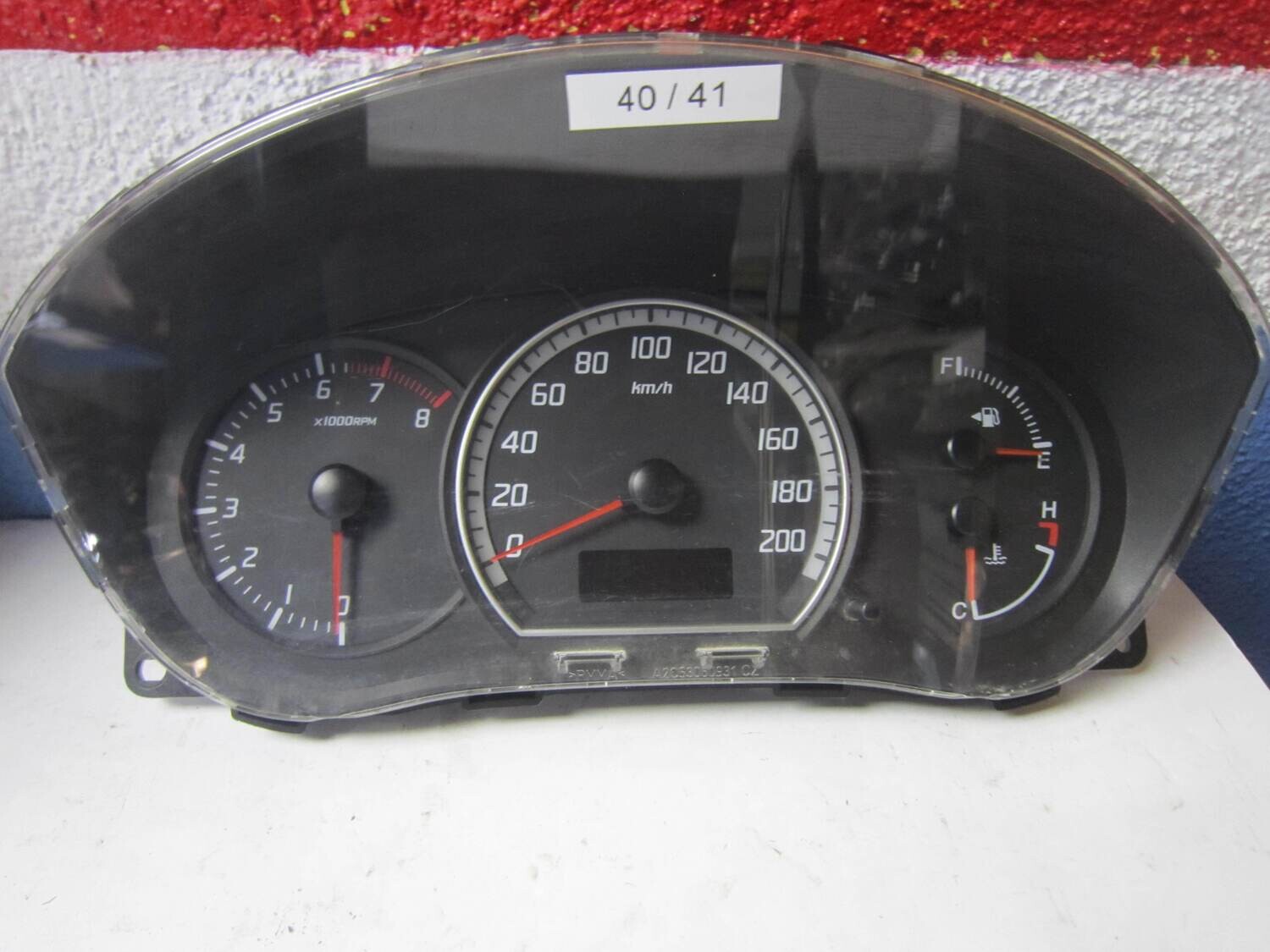 40-41 Quadro Strumenti / Contachilometri Siemens A2C53060969 SUZUKI Benzina SWIFT