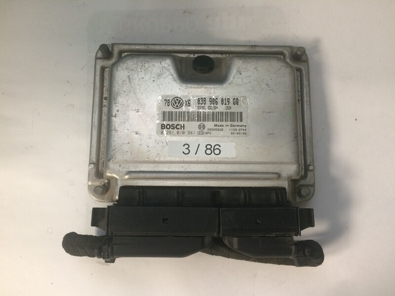 3-86 Centralina Motore Bosch 0281010941 038906019GQ 28SA5628 VOLKSWAGEN VOLKSWAGEN PASSAT 1.9 TDI