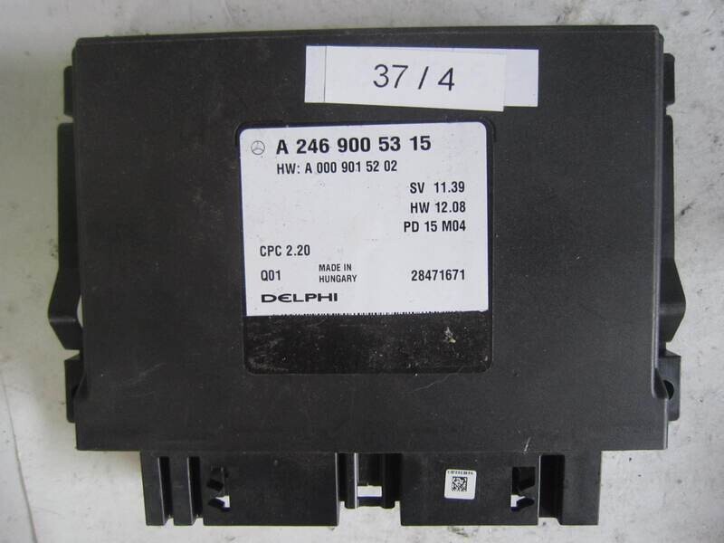 37-4 Centralina sensori parcheggio Delphi A 246 900 53 15 A2469005315 A 000 901 52 02 A0009015202 CPC 2.20 PD 15 M04 MERCEDES BENZ Generica CLASSE  A