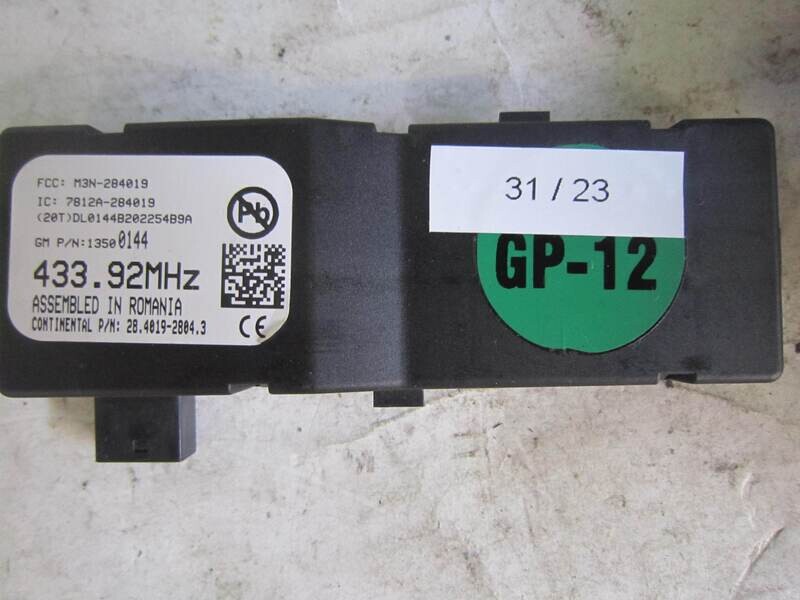 31-23 Sensore Antenna Immobilizer Continental M3N-284019 M3N284019 7812A-204019 7812A204019 13500144 433.92MHz 28.4019-2804.3 OPEL Generica ASTRA