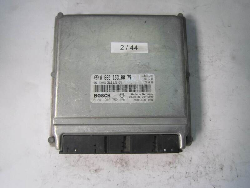 2-44 Centralina Motore Bosch 0 281 010 752 0281010752 A 668 153 00 79 A6681530079 28RTE000 CR1.2 Mercedes Diesel CLASSE A A 170 1.7
