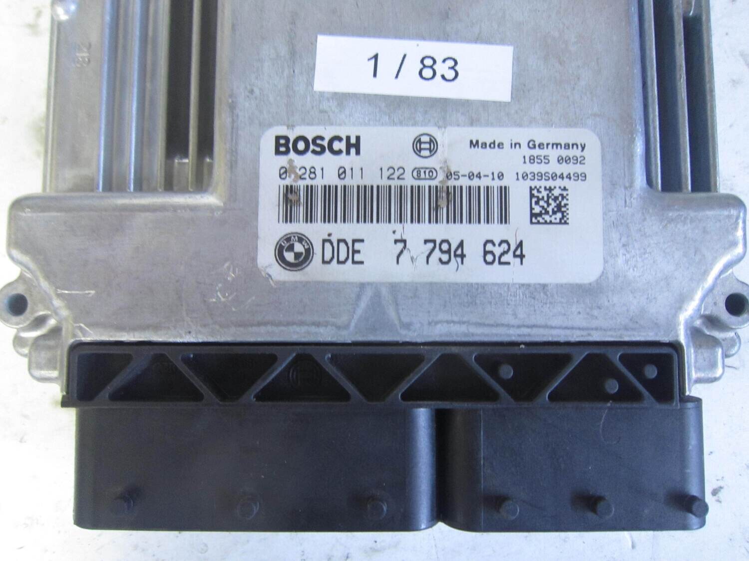 1-83 centralina motore bosch 0 281 011 122 dde 7 794 624 1039s04499   bmw serie 3