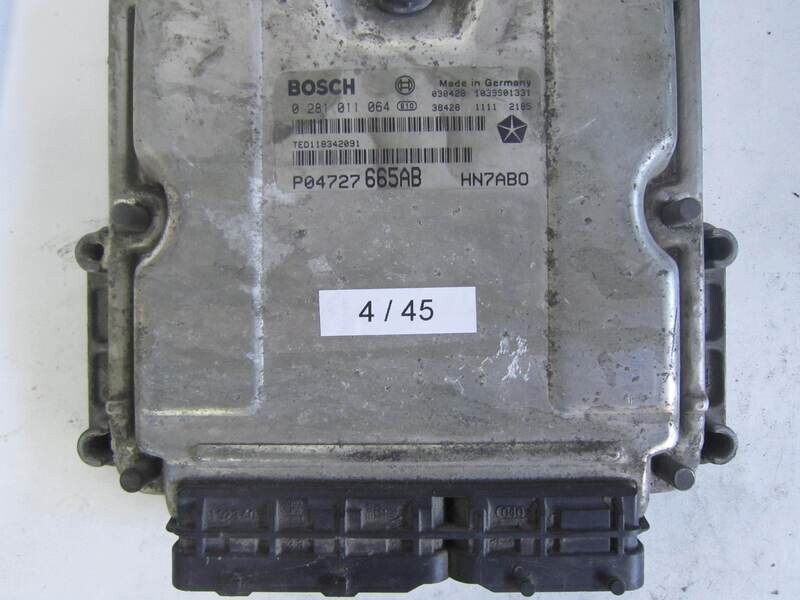 4-45 centralina motore bosch 0 281 011 064 p04727 665ab hn7abo 1039s01331   chrysler voyager