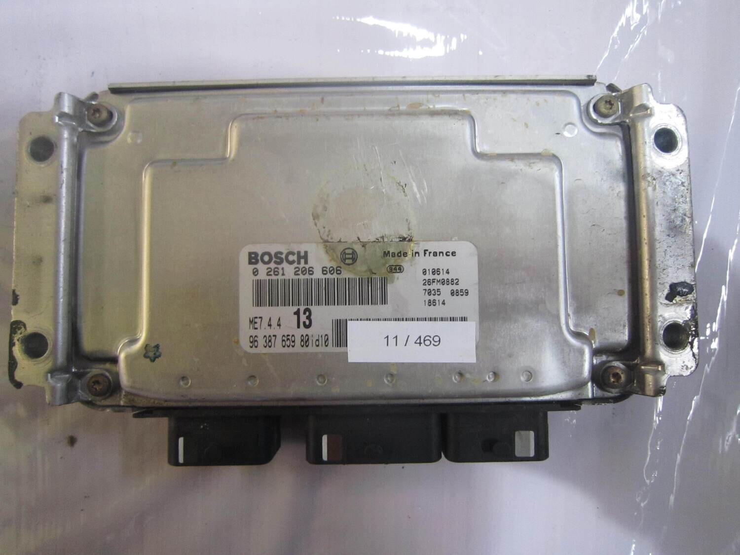 11-469 Centralina Motore Bosch 0 261 206 606 96 387 659 80 28FM0882 ME7.4.4  CITROEN / PEUGEOT Benzina XSARA PICASSO