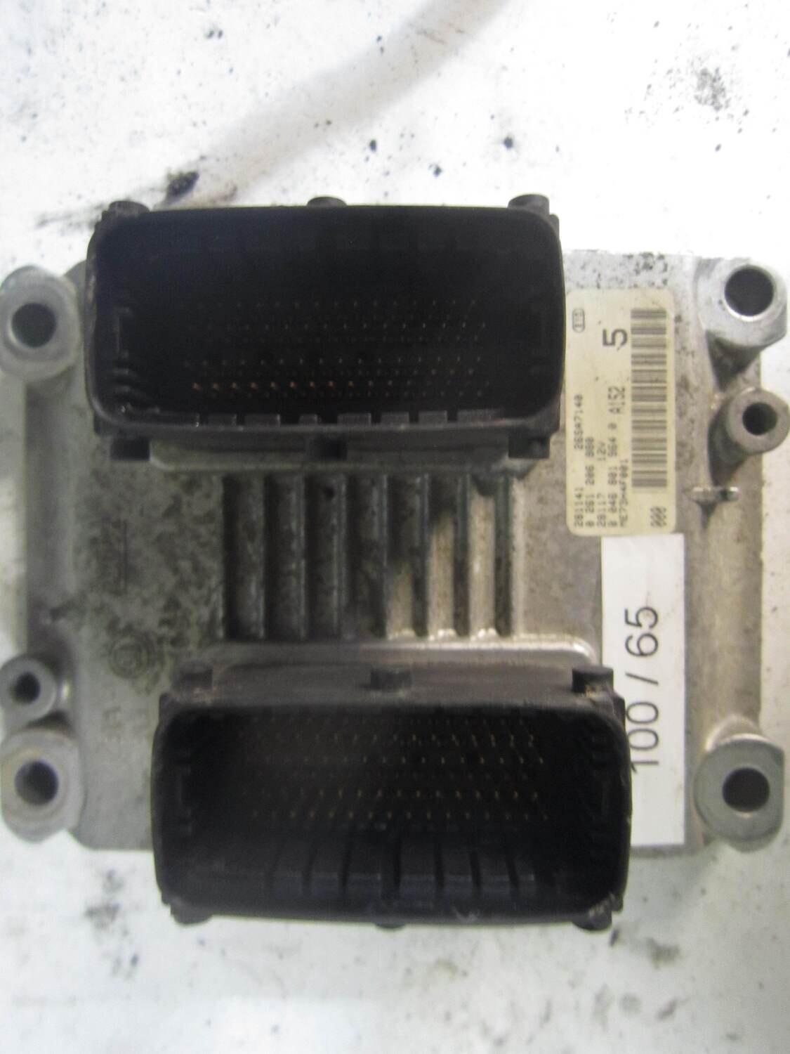 100-65 Centralina Motore Bosch 0 261 206 980 0261206980 0 046 801 964 0 00468019640 26SA7140 ME73H4F001 ALFA ROMEO / FIAT / LANCIA Benzina PUNTO 1.2