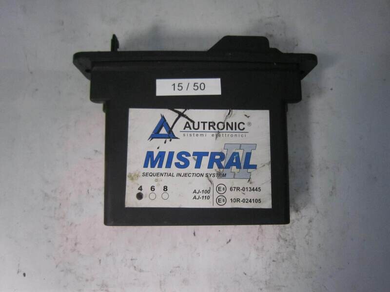 15-50 Centralina GPL Autronic MISTRALL II MISTRALLII 67R-013445 67R013445 10R-024105 4 cilindri Benzina/GPL