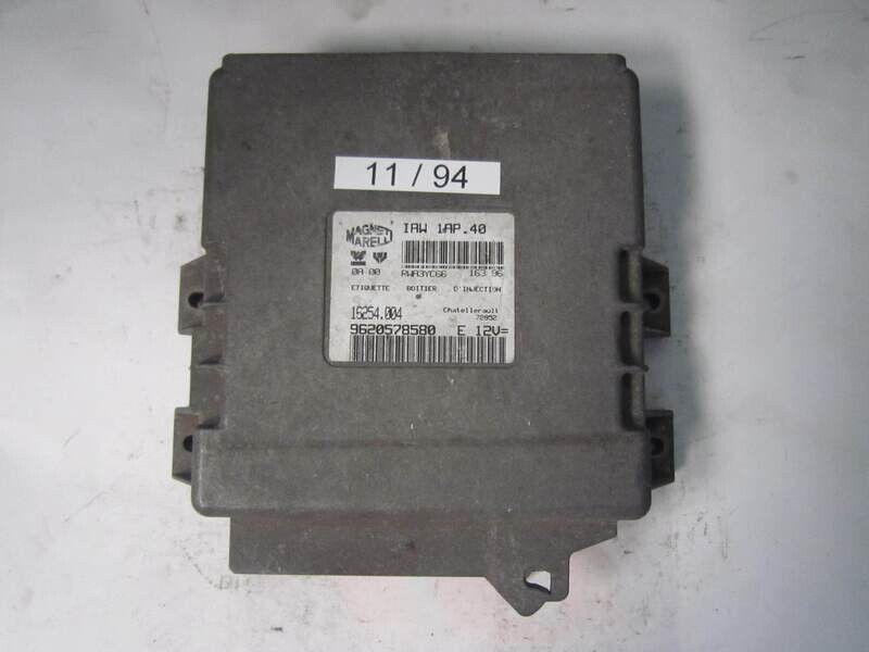 11-94 Centralina Motore Magneti Marelli 16254004 9620578580 IAW 1AP.40 CITROEN / PEUGEOT Benzina 106 1.4