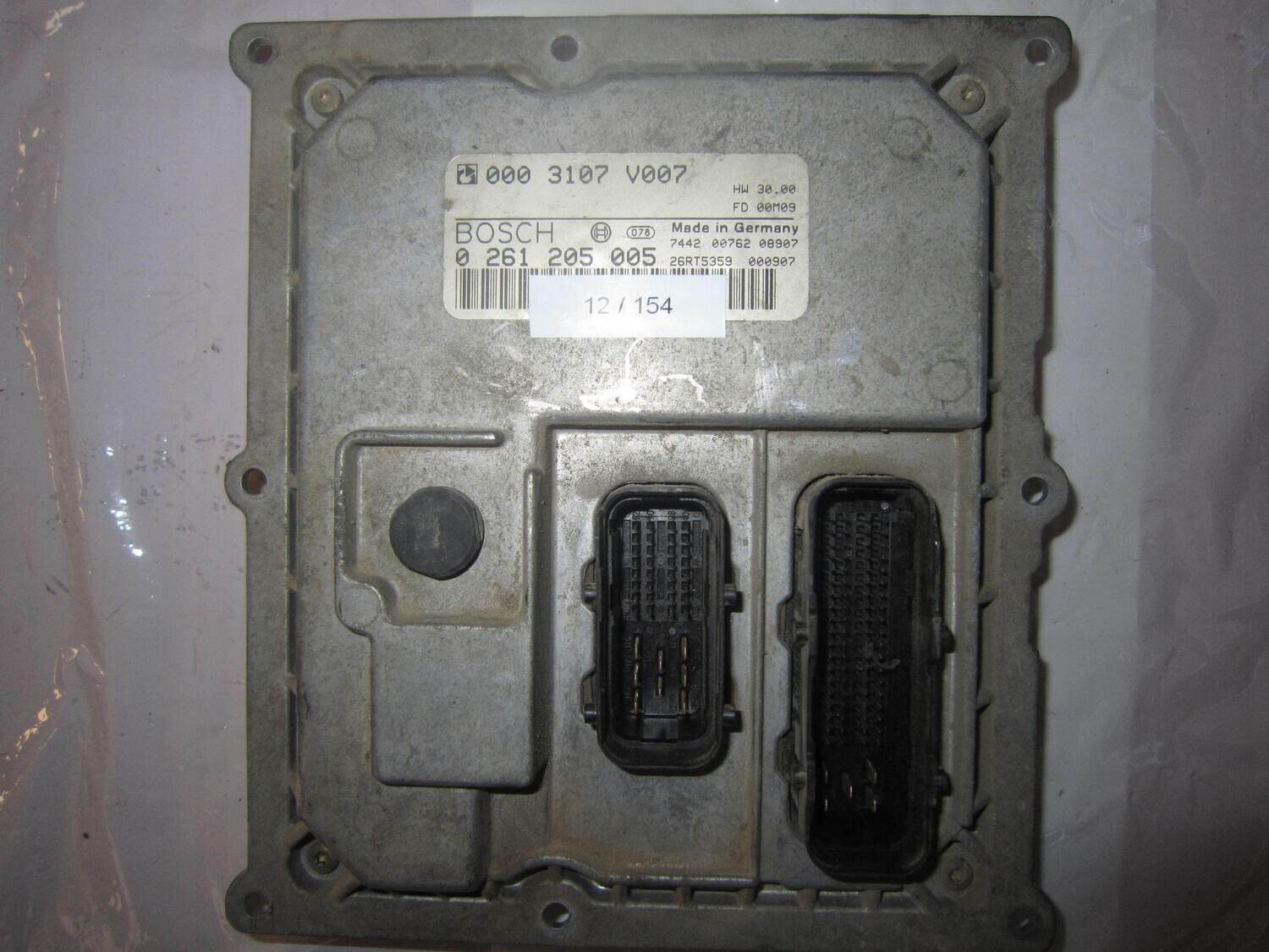 12-154 Centralina Motore Bosch 0 261 205 005 0261205005 000 3107 V007 0003107V007 26RT5359 SMART Benzina FORTWO 450 0.7