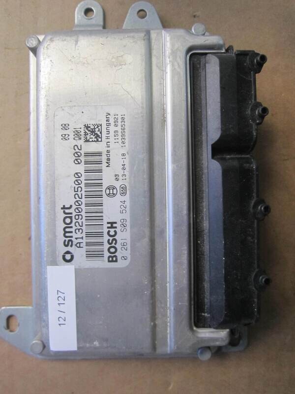 12-127 Centralina Motore Bosch 0 261 S09 524 0261S09524 A1329002500 1039S65301 SMART Benzina FORTWO 451 1.0