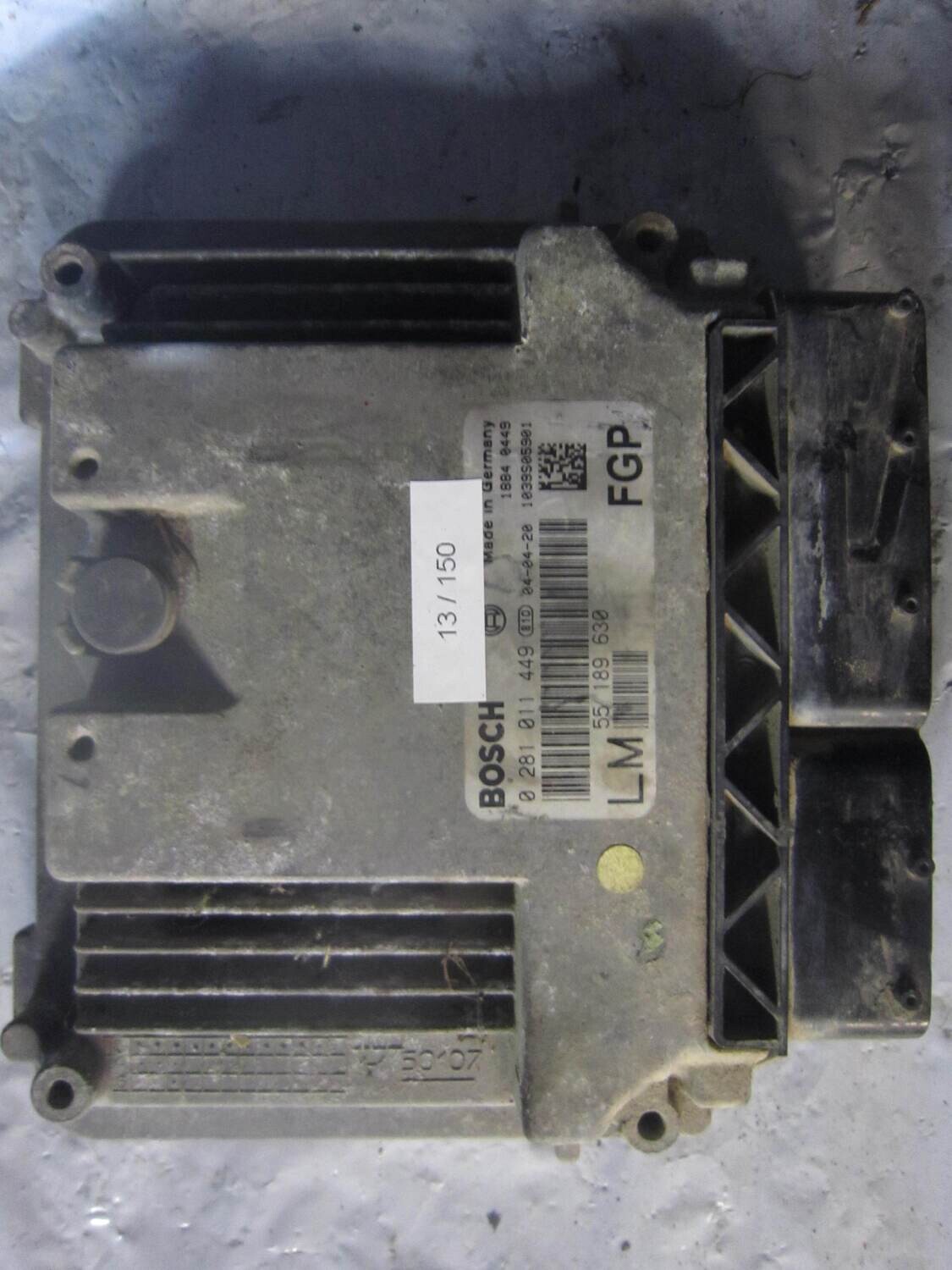 13-150 Centralina Motore Bosch 0 281 011 449 0281011449 55 189 630 1039S05901 LM  FGP  OPEL Diesel VARIE