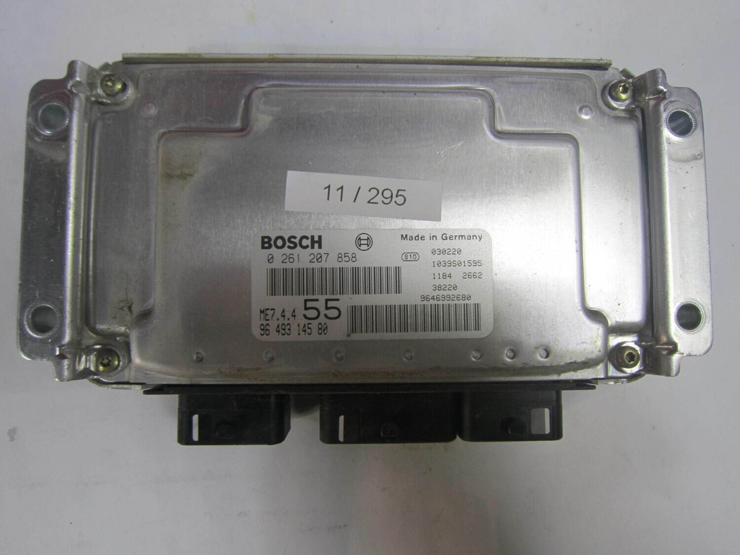 11-295 Centralina Motore Bosch 0 261 207 858 0261207858 9649314580 1039S01595 ME7.4.4 CITROEN / PEUGEOT Benzina C 3 1.6
