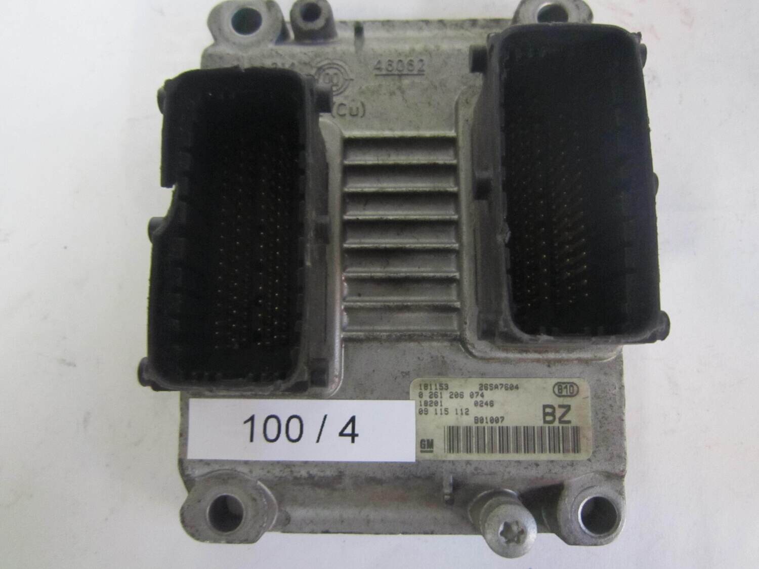 100-4 Centralina Motore Bosch 0261206074 0 261 206 074 09 115 112 09115112 28SA7604      OPEL  CORSA C 1.2