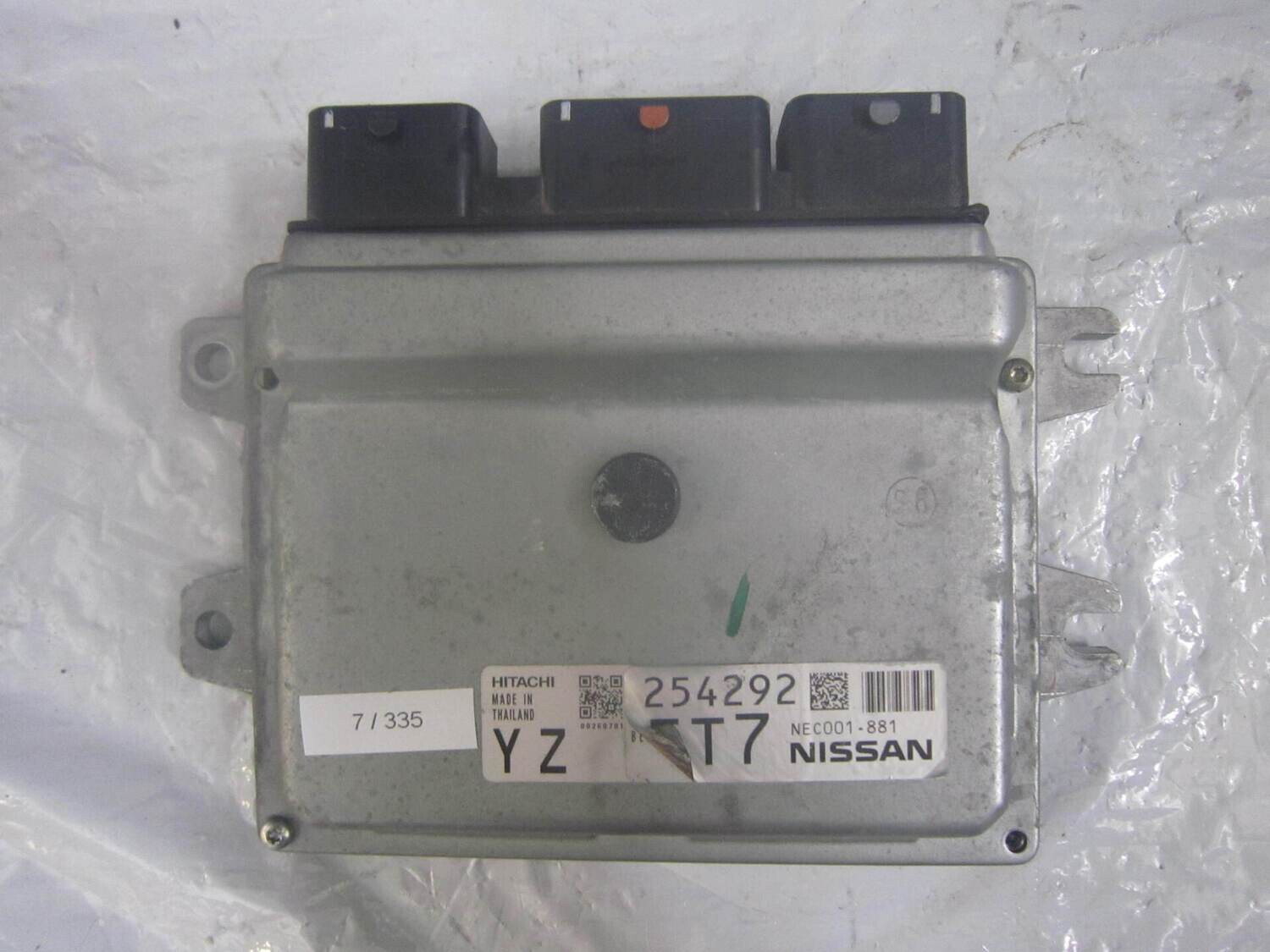 7-335 Centralina Motore Hitachi NEC001-881 NEC001881 254292 ET7 YZ  NISSAN Benzina MICRA