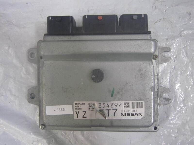 7-335 Centralina Motore Hitachi NEC001-881 NEC001881 254292 ET7 YZ  NISSAN Benzina MICRA