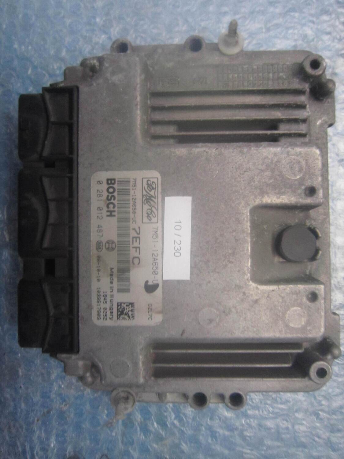 10-230 Centralina Motore Bosch 0 281 012 487 0281012487 7M51-12A650-UC 1039S17809 7EFC  FORD DIESEL FOCUS