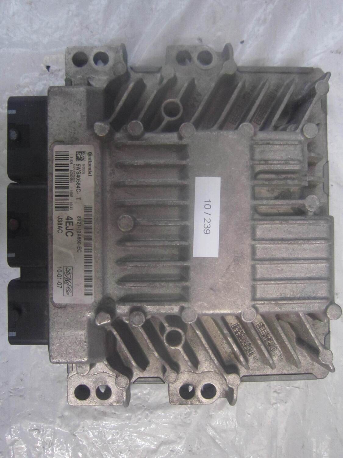 10-239 Centralina Motore Continental 5WS40584C-T 5WS40584CT 8V21-12A650-EC 4EJC J38AC SID 206  FORD BENZINA C-MAX