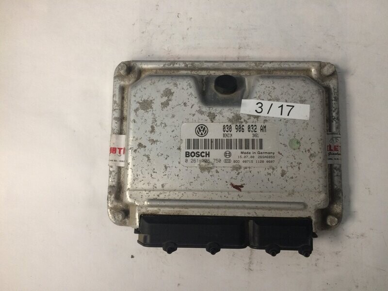 3-17 Centralina Motore Bosch 0 261 206 750 0261206750 030 906 032 AM 030906032AM 26SA6859 3451 VOLKSWAGEN Benzina POLO 1.0