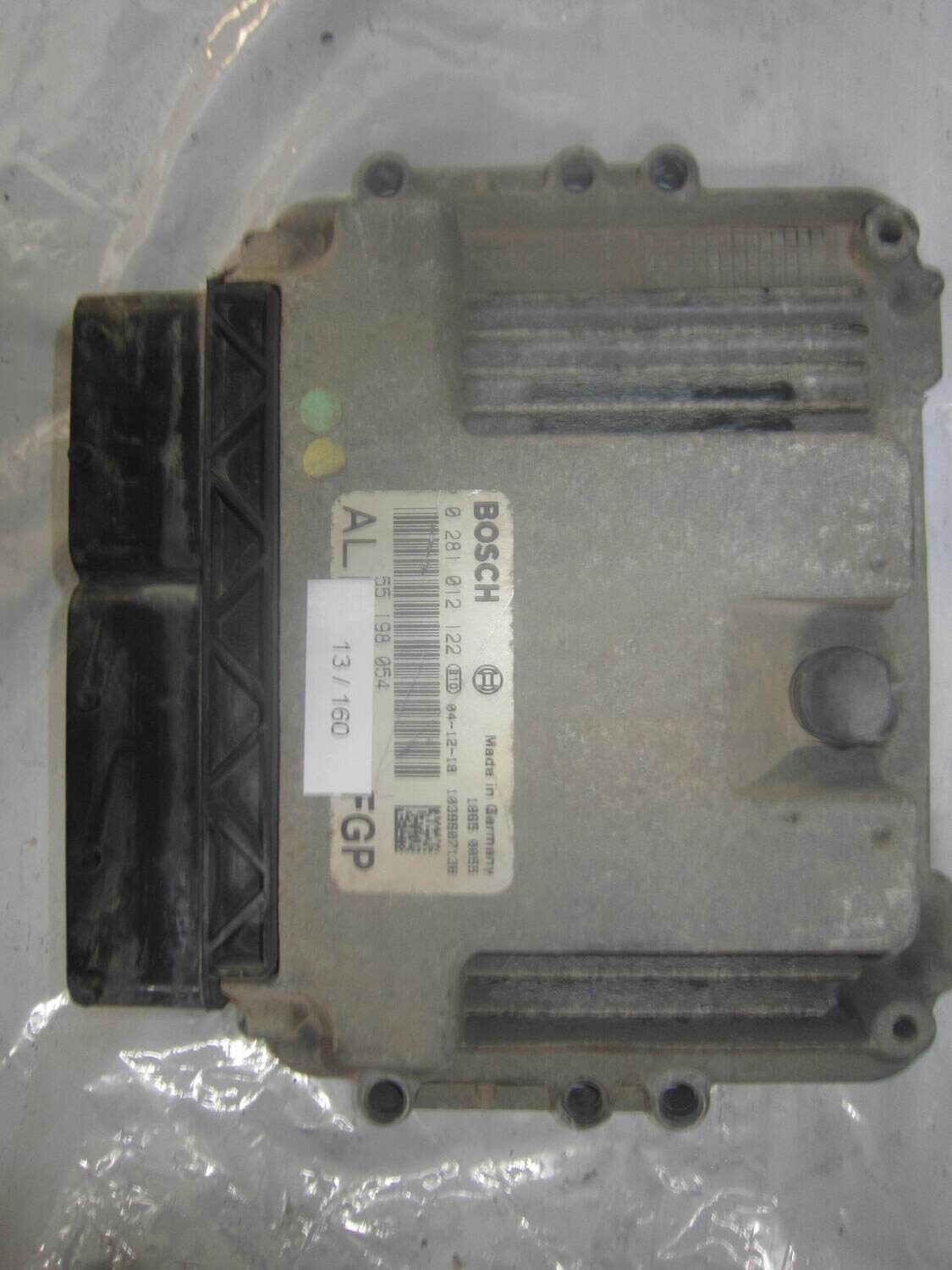 13-160 Centralina Motore Bosch 0 281 012 122 0281012122 55 198 054 1039S07138 AL  FGP  OPEL DIESEL VARIE