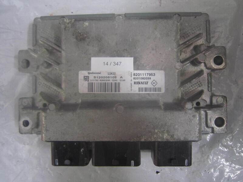 14-347 Centralina Motore Continental S120205102 A S120205102A 8201117953 8201082039 SIM 32  DACIA Benzina SANDERO