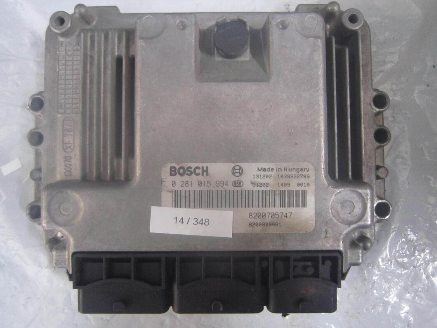 14-348 Centralina Motore Bosch 0 281 015 994 0281015994 8200705747 8200899961 1039S32789  RENAULT Diesel VARIE