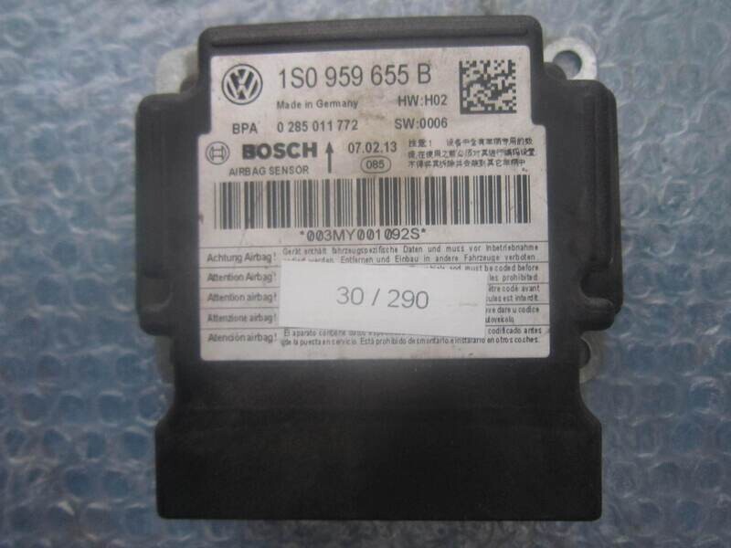 30-290 Centralina Airbag Bosch 0 285 011 772 0285011772 1 S0 959 655 B HW : H02 SW : 0006  VOLKSWAGEN Generica UP