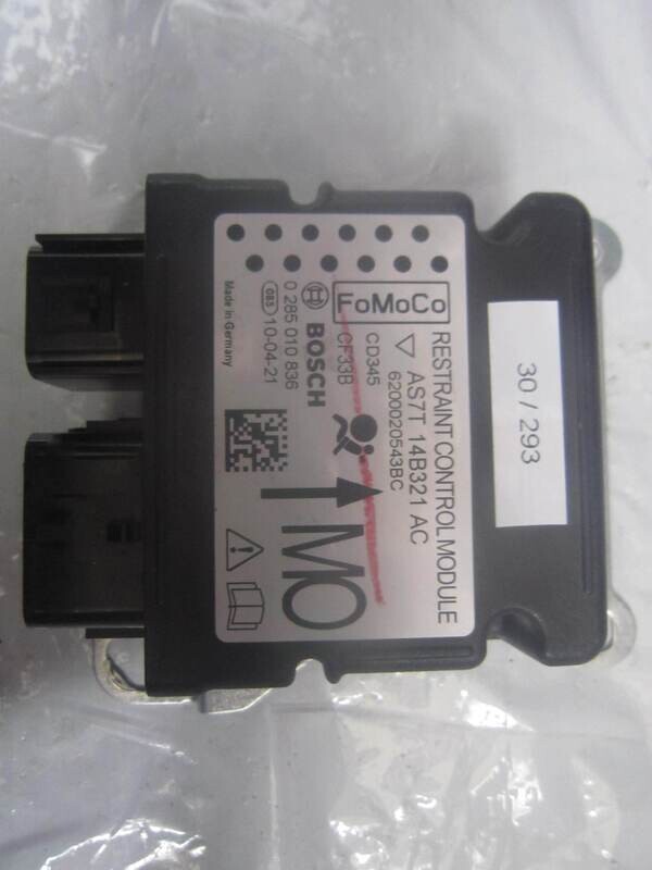30-293 Centralina Airbag Fomoco 0 285 010 836 0285010836 AS7T 14B321 AC CD345 CF33B MO FORD Generica MONDEO