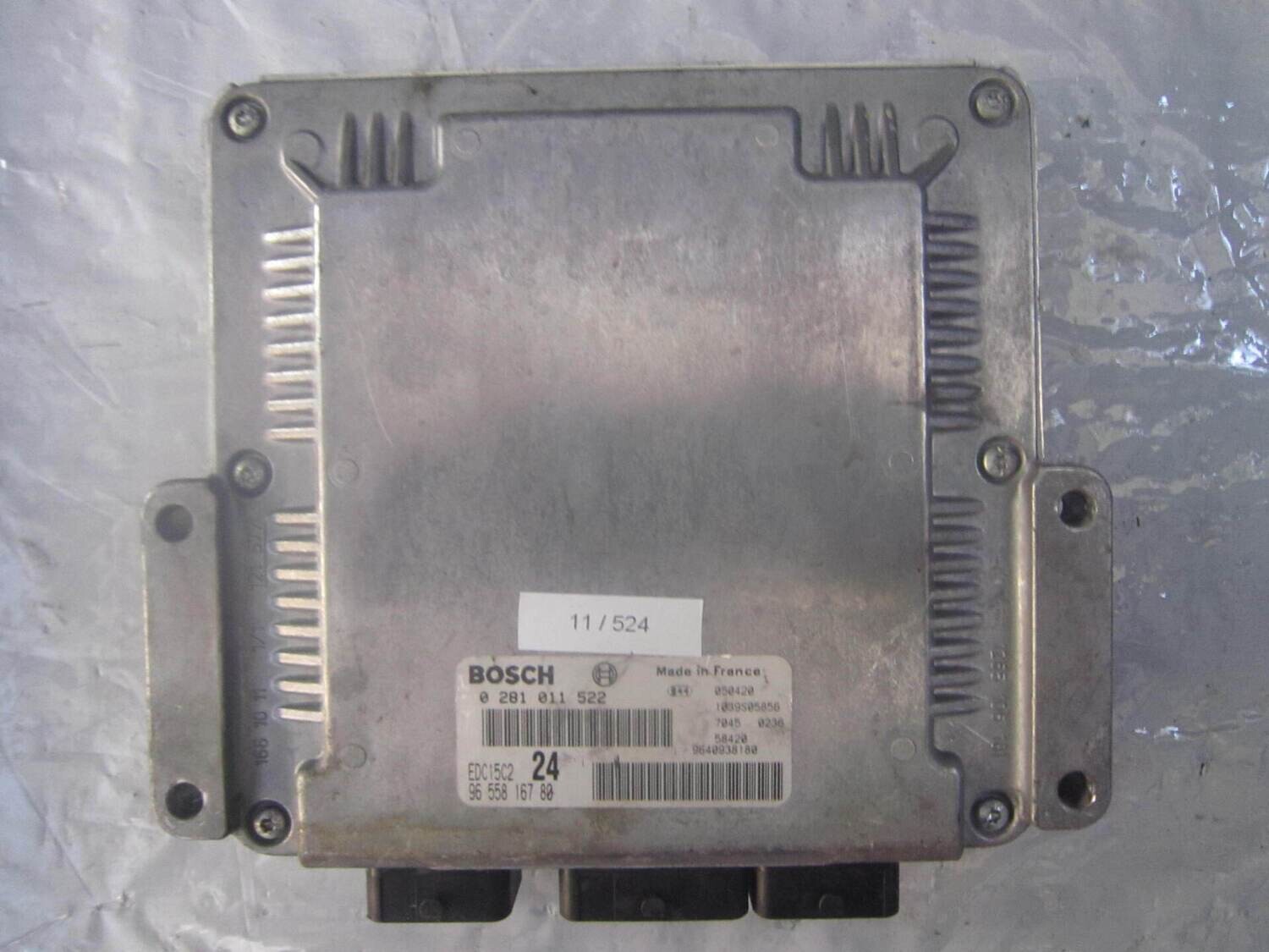 11-524 Centralina Motore Bosch 0 281 011 522 0281011522 9650932080 1039S00000 EDC15C2 24 CITROEN / PEUGEOT DIESEL VARIE