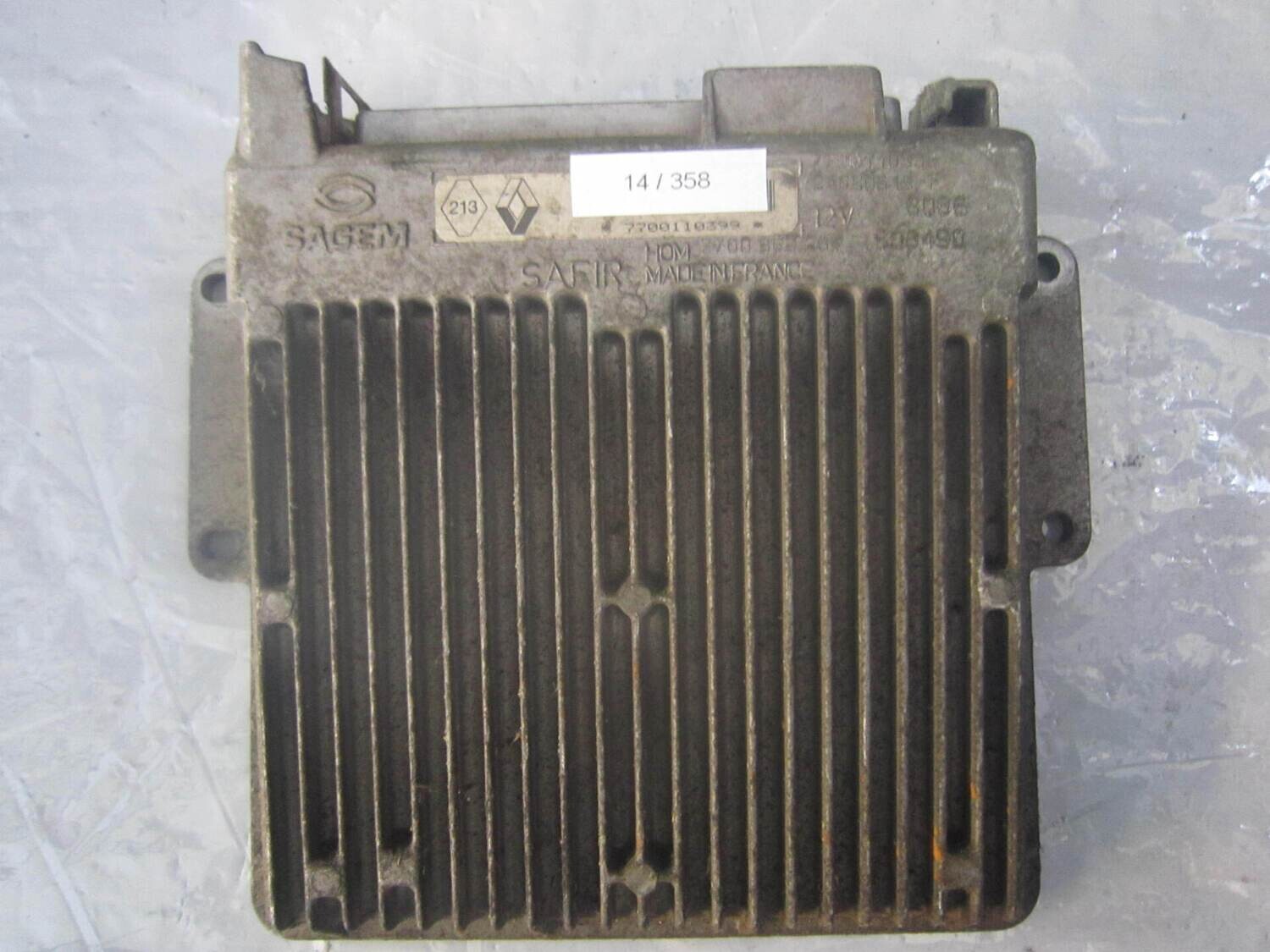 14-358 Centralina Motore Sagem 7700110399   21650515-7    RENAULT Benzina CLIO