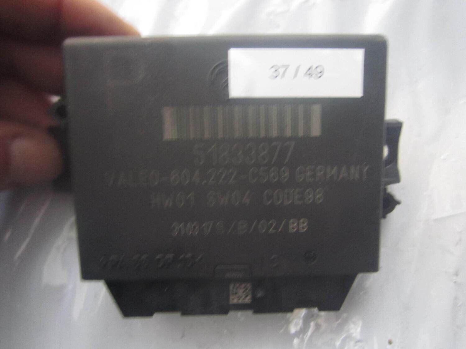 37-49 Centralina sensori parcheggio Valeo 51833877   604.222-C569 HW 01 SW 04  ALFA ROMEO / FIAT / LANCIA Generica YPSILON