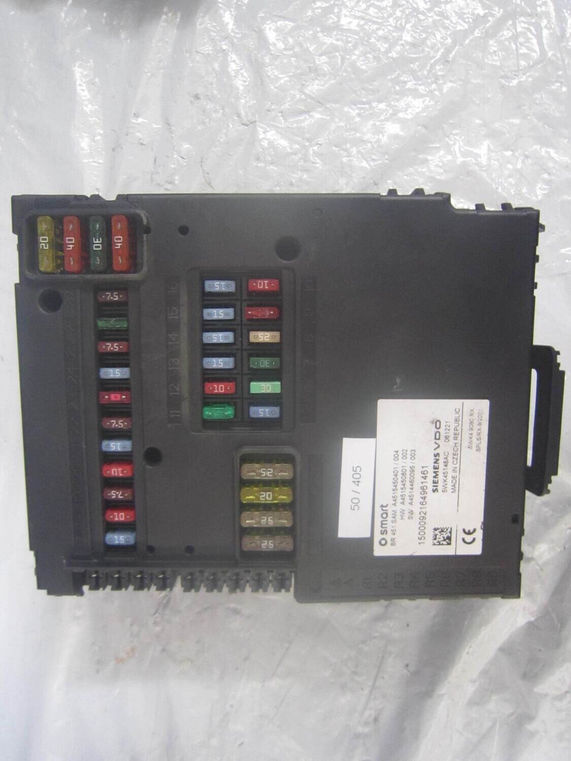 50-405 Body Computer Siemens 5WK45148AC   A4515450401 SW A4515450801 HW A4514460095  SMART GENERICA 451
