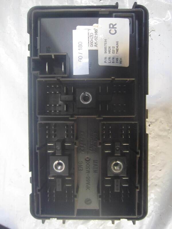 60-180 Scatola Fusibili Tyco Eletronics 96857534   CR    CHEVROLET BENZINA MATIZ