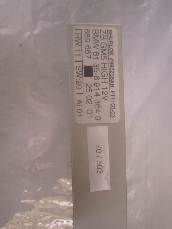 70-503 Centralina Modulo Confort BMW 61.35-6 914 364.9 61.356914364.9 ZB GM5 HIGH 12V 689 667 HW:11 SW:20 BMW Generica SERIE 3