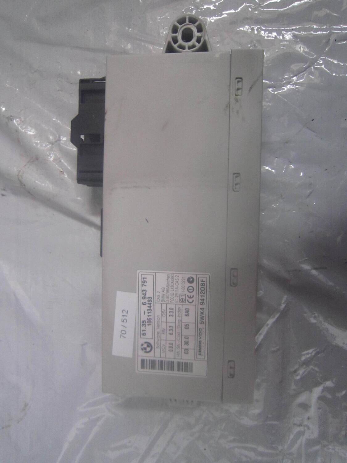 70-512 Centralina Modulo Confort Siemens 5WK4 94120BF 5WK494120BF 61.35-6 943 791 CAS 2 CAS 2  BMW GENERICA SERIE 3