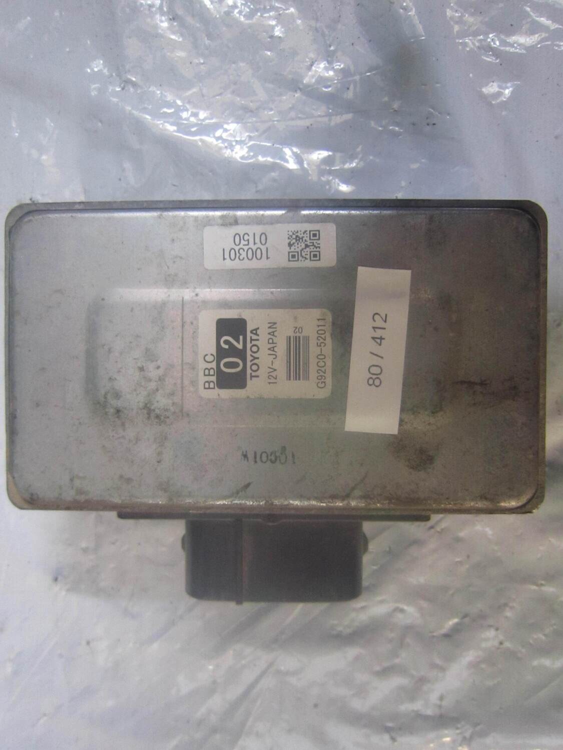 80-412 Modulo Convertitore Toyota G92C0-52011 G92C052011     TOYOTA GENERICA YARIS