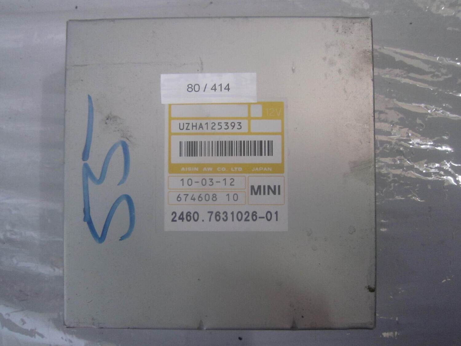 80-414 Modulo Controllo Della Trasmissione Aisin aw co.LTD 2460.7631026-01 2460.763102601 674608 10 UZHA125393   MINI GENERICA VARIE