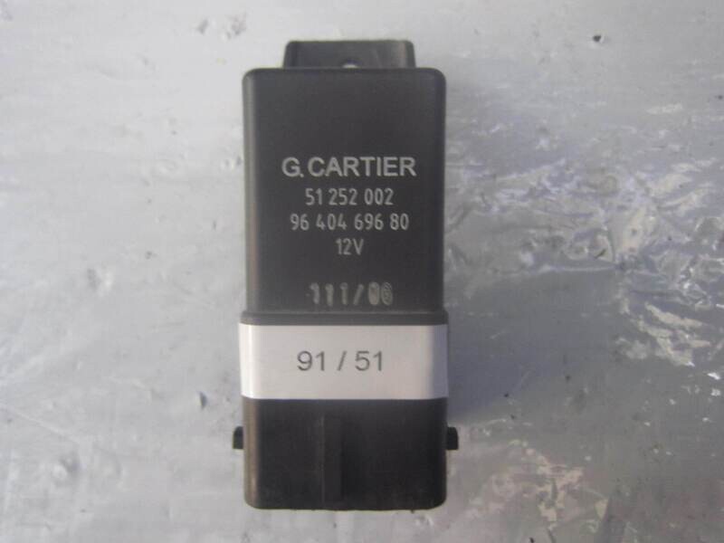 91-51 Rele' Candeletta G. Cartier 51 252 002 51252002 96 404 696 80    MINI DIESEL VARIE