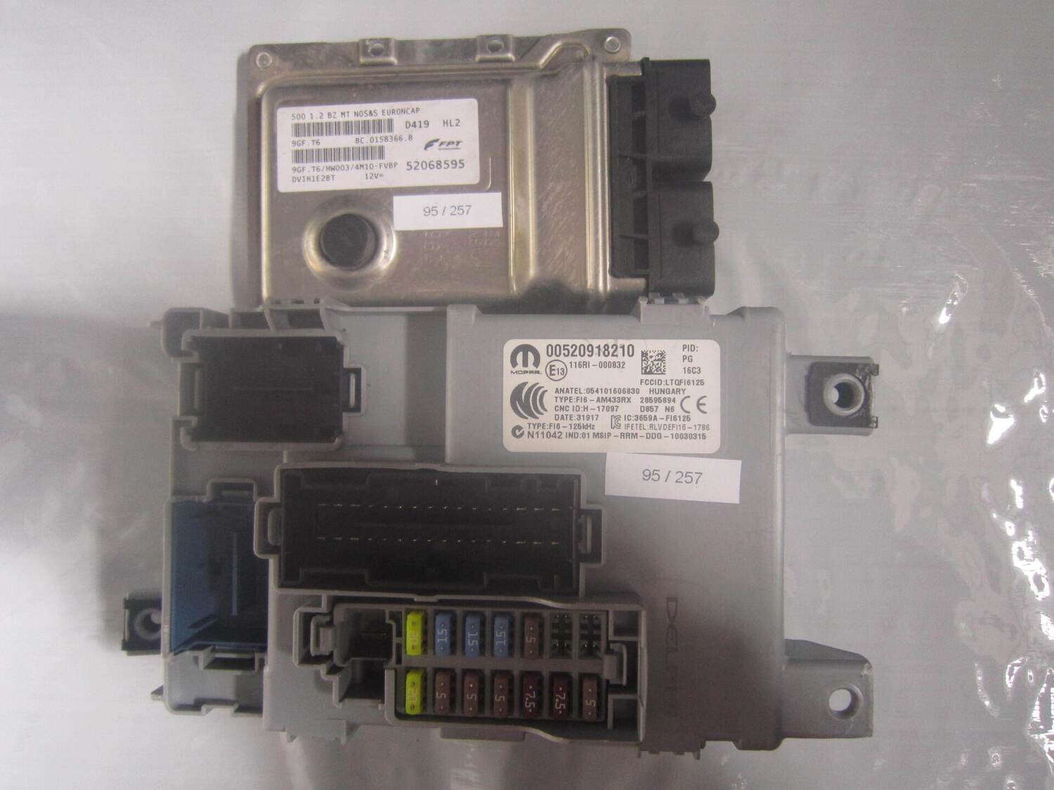 95-257 Kit Motore Alfa Romeo / Fiat / Lancia 52068595   9GF.T6 BC.0158366.B 28595894  00520918210 HW003/4M10-FVBP ALFA ROMEO / FIAT / LANCIA BENZINA 500