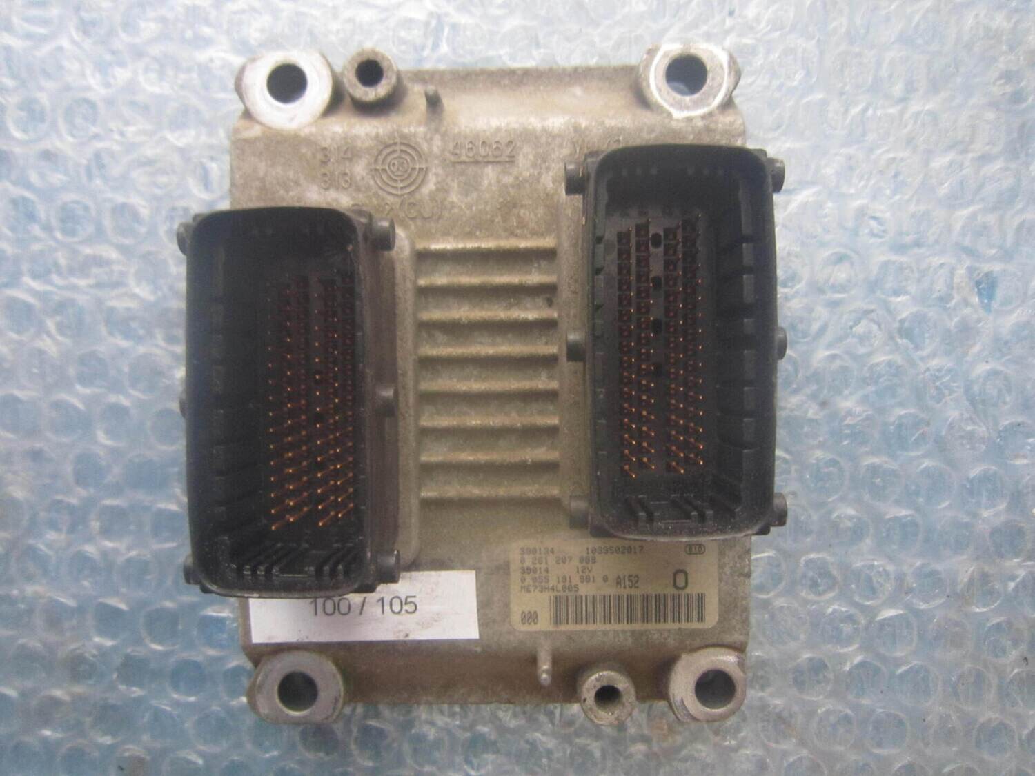 100-105 Centralina Motore Bosch 0 261 207 088 0261207088 488144 1039S02017 ME73H4L005  ALFA ROMEO / FIAT / LANCIA BENZINA YPSILON