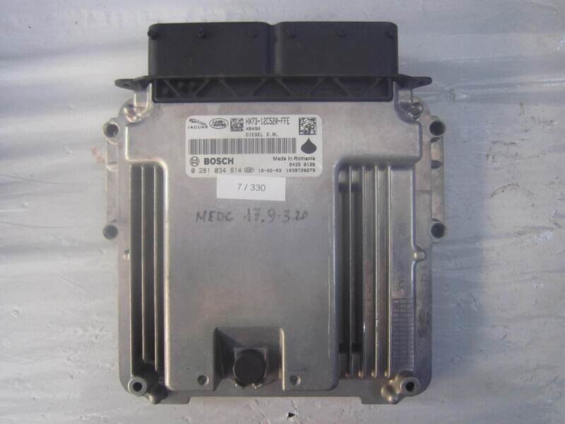 7-330 Centralina Motore Bosch 0 281 034 814 0281034814 HX73-12C520-FFE 1039T20279   LAND ROVER Diesel EVOQUE