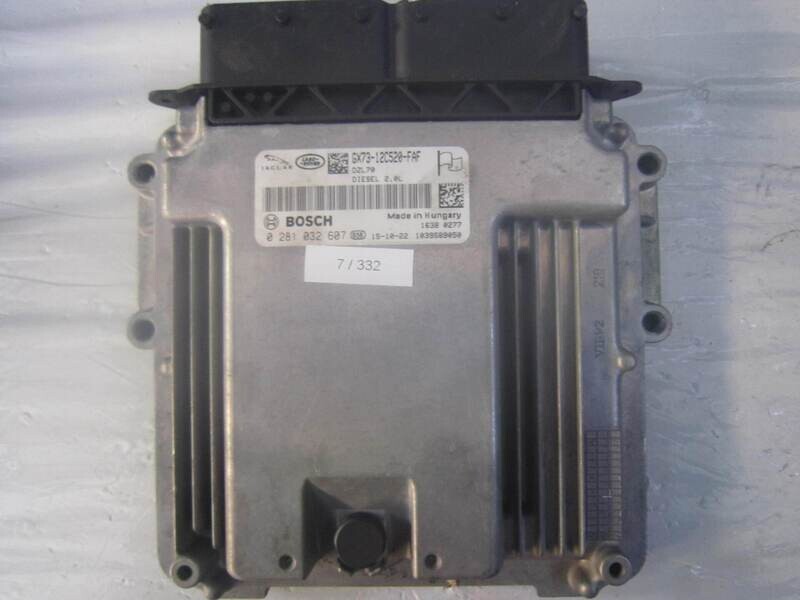 7-332 Centralina Motore Bosch 0 281 032 607 0281032607 GX73-12C520-FAF 1039S89050 DZL70  LAND ROVER DIESEL EVOQUE