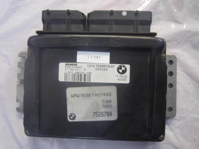 1-141 Centralina Motore Siemens S118012001   7526780 1214 7520019-01   MINI BENZINA ONE