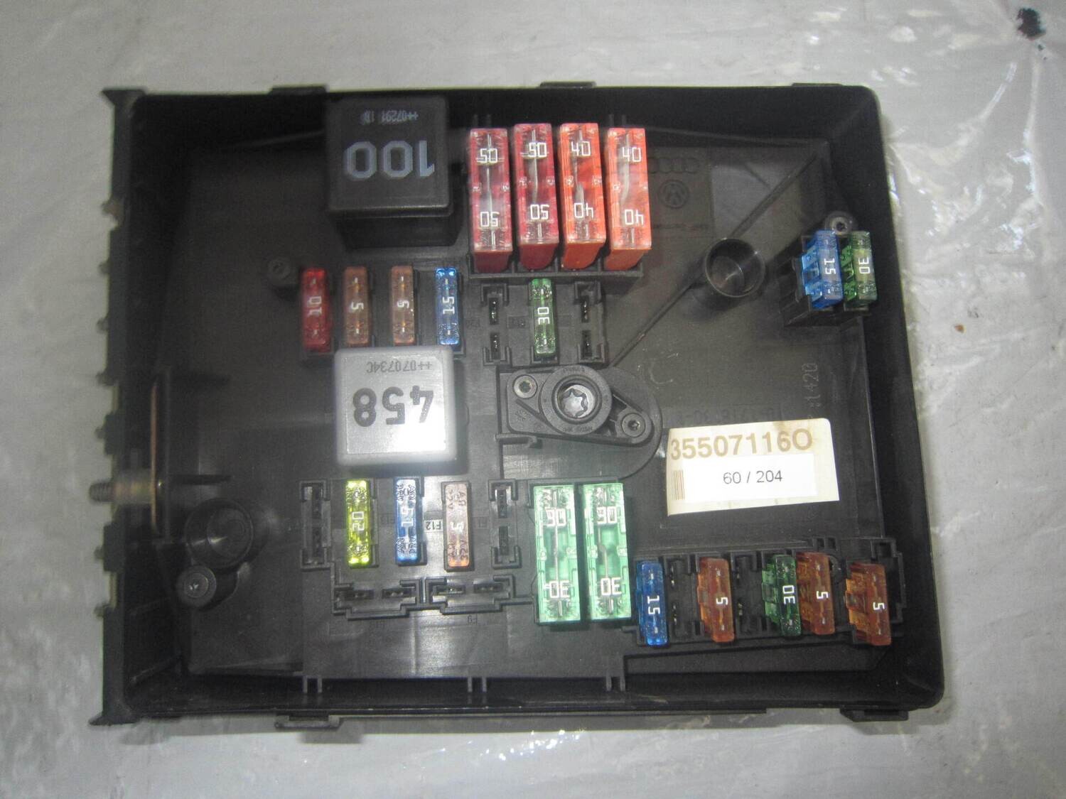 60-204 Scatola Fusibili Volkswagen 1K0 937 125 A 1K0937125A     VOLKSWAGEN  VARIE