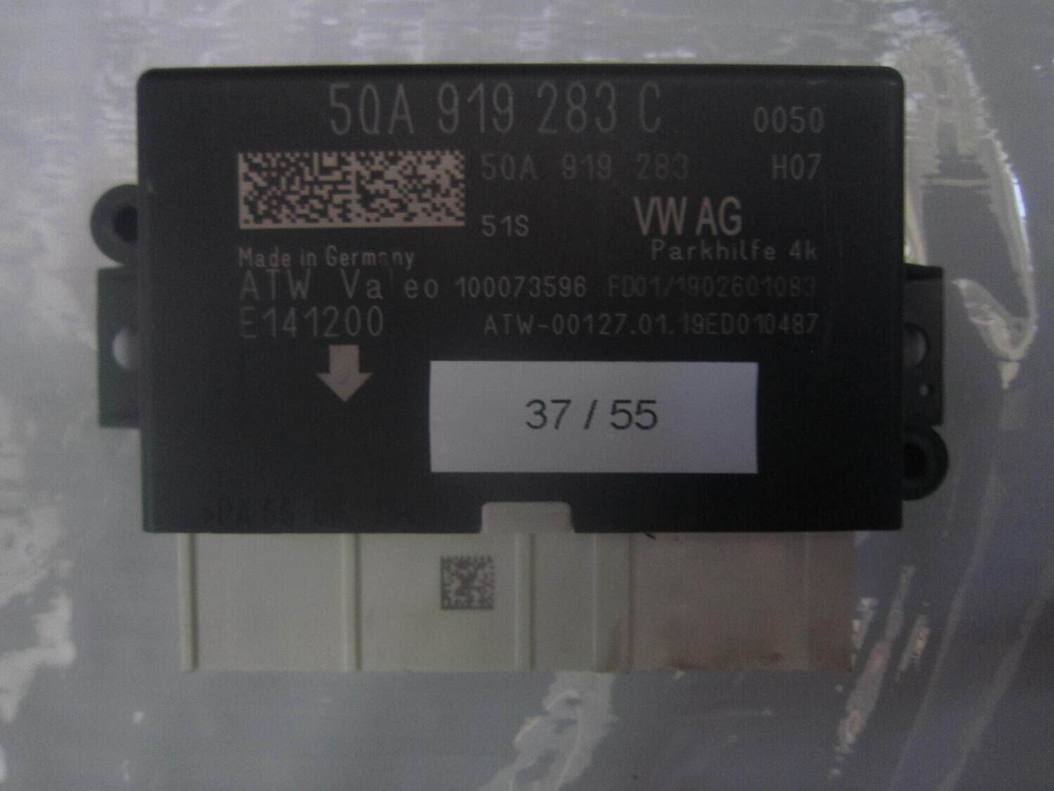 37-55 Centralina sensori parcheggio Valeo 5QA 919 283 C 5QA919283C 100073596    AUDI  A 3