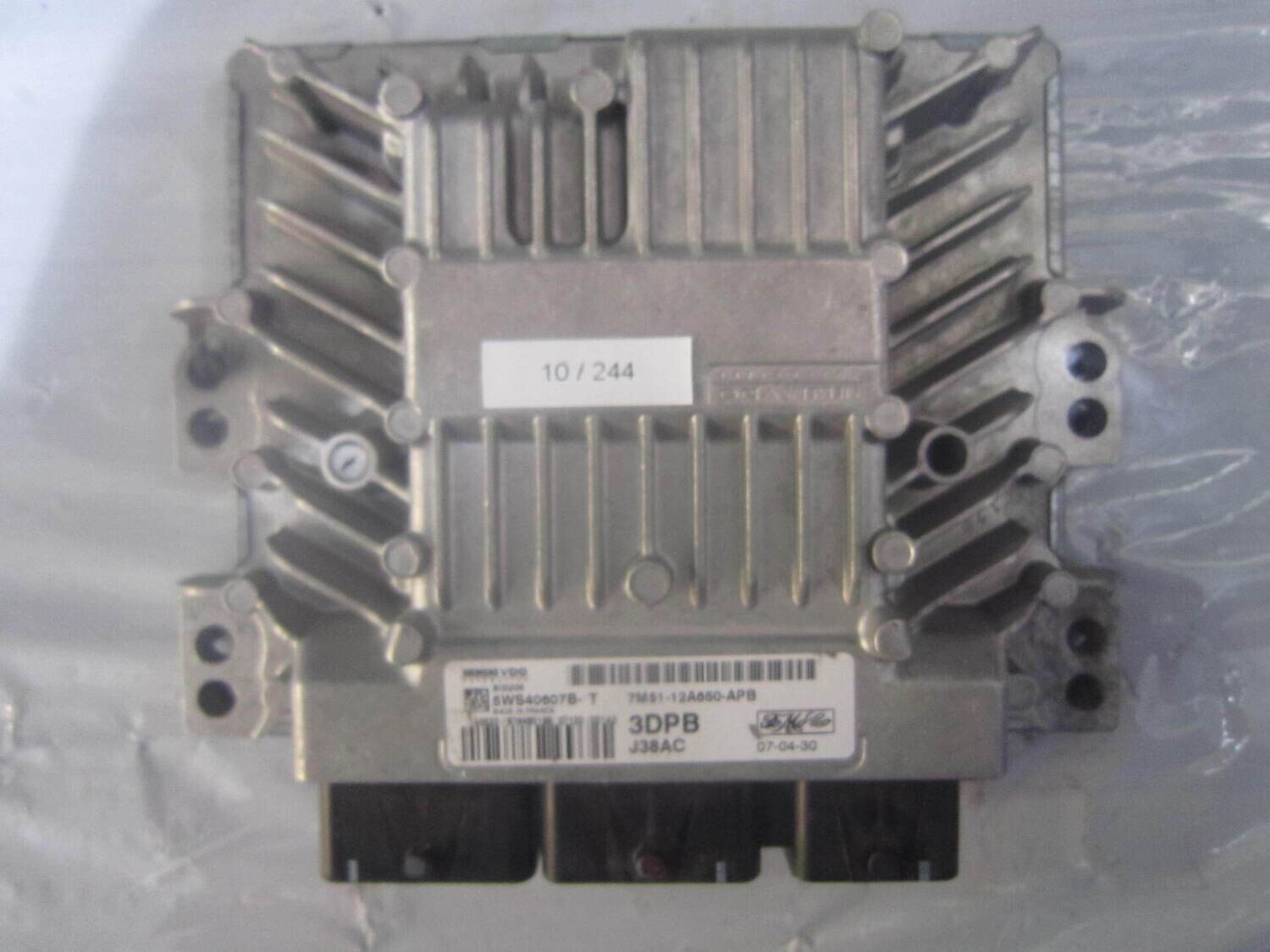 10-244 Centralina Motore Siemens 5WS40607B-T 5WS40607BT   7M51-12A650-APB SID206 3DPB J38AC FORD DIESEL VARIE