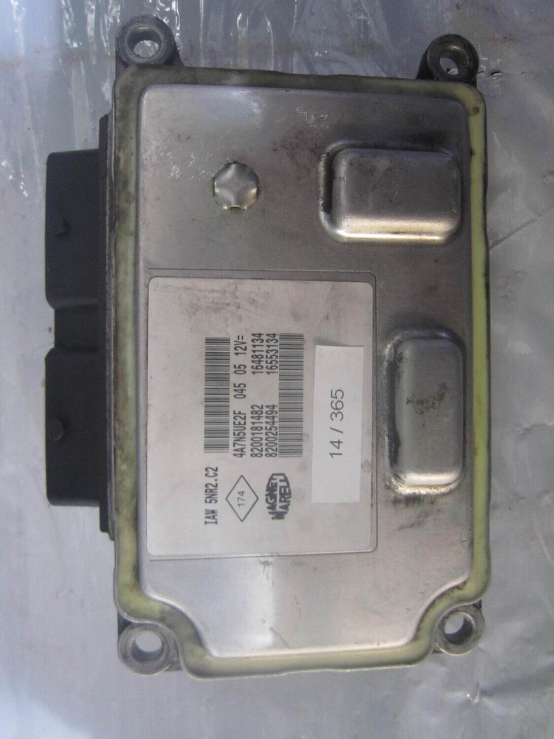 14-365 Centralina Motore Magneti Marelli IAW 5NR2.C2 IAW5NR2.C2 8200254494  8200181482 16481134   16553134 RENAULT BENZINA CLIO